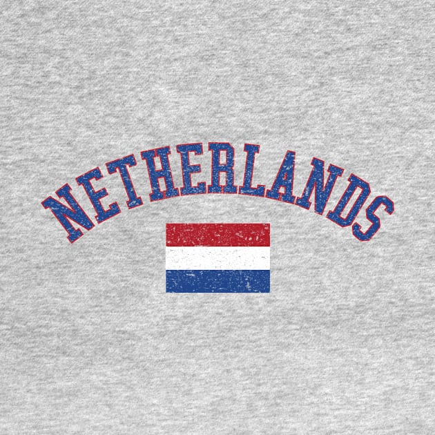 Netherlands Vintage Country Flag by zurcnami